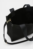 Small Knit Tote  Black  hi-res
