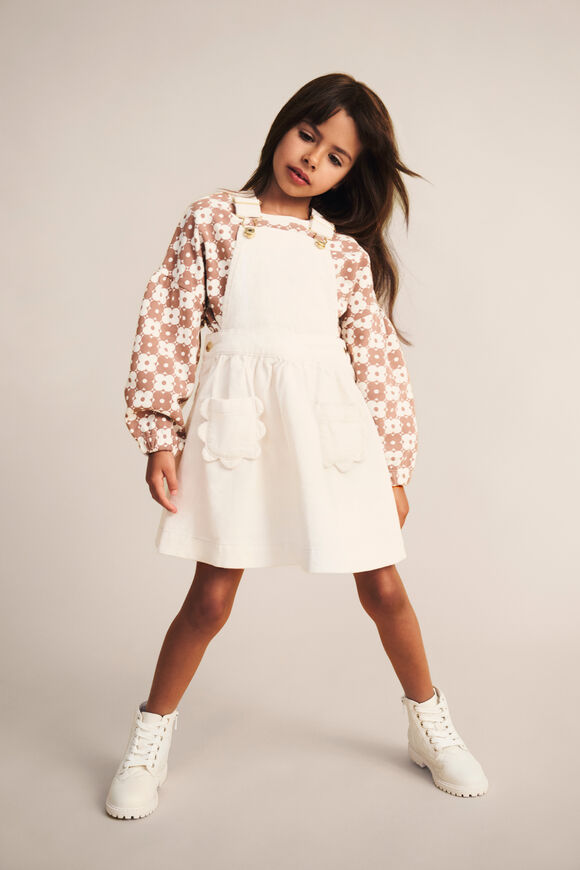 Cord Pocket Pinafore  Classic Cream  hi-res