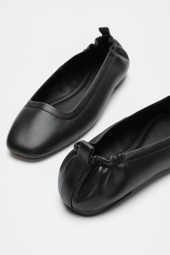 Addie Elasticated Ballet Flat  Black  hi-res