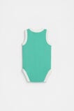 Logo Tank Bodysuit  Jade Green  hi-res