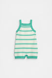 Stripe Knit Romper  Classic Cream  hi-res