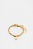 Disc Pendant Bracelet  Gold  hi-res