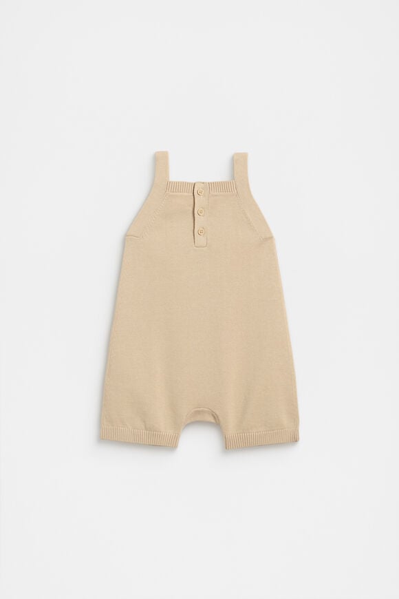 Ice Cream Knit Romper  Ecru  hi-res