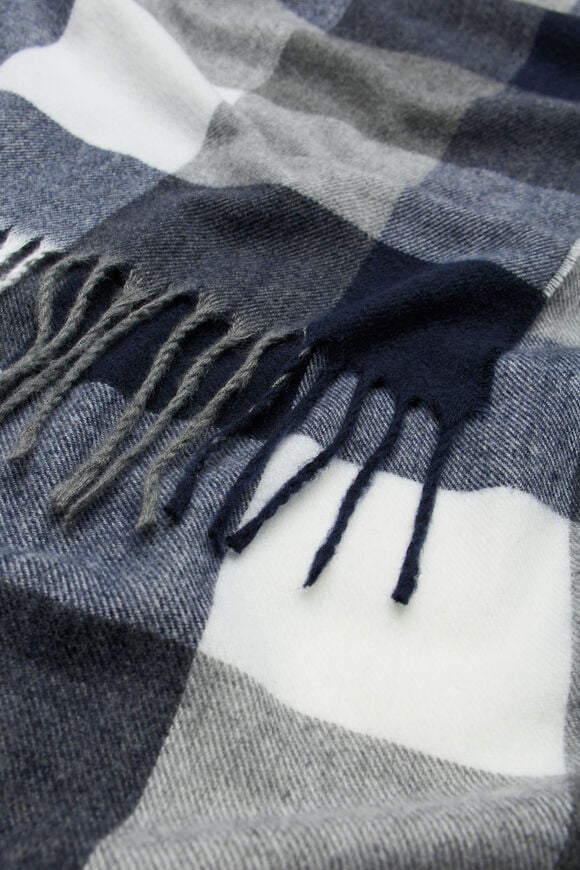 Check Scarf  Twilight Blue  hi-res