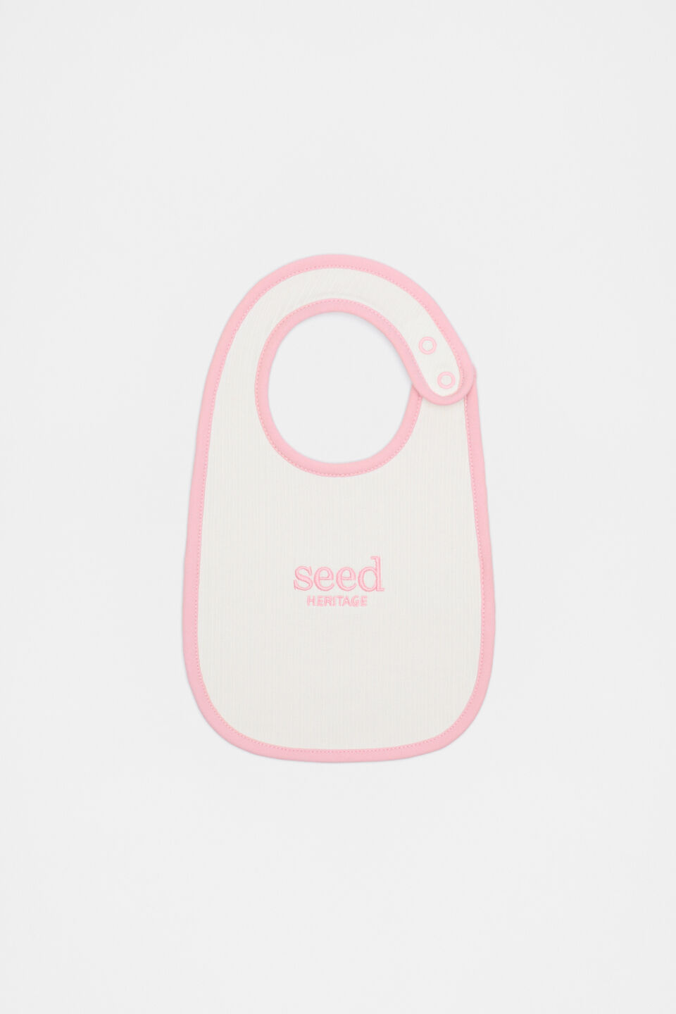 Logo Rib Bib  Classic Cream