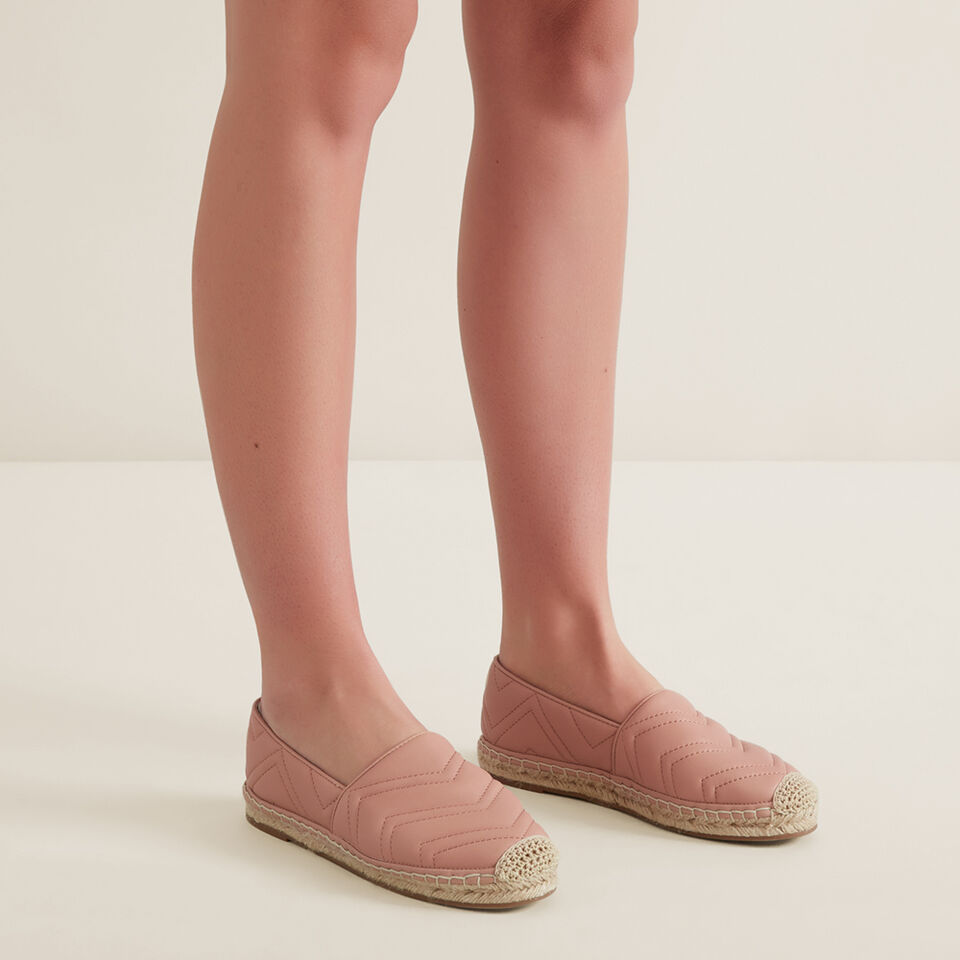 Frida Leather Espadrille  