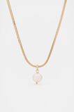 Pearl Pendant Necklace  Gold  hi-res