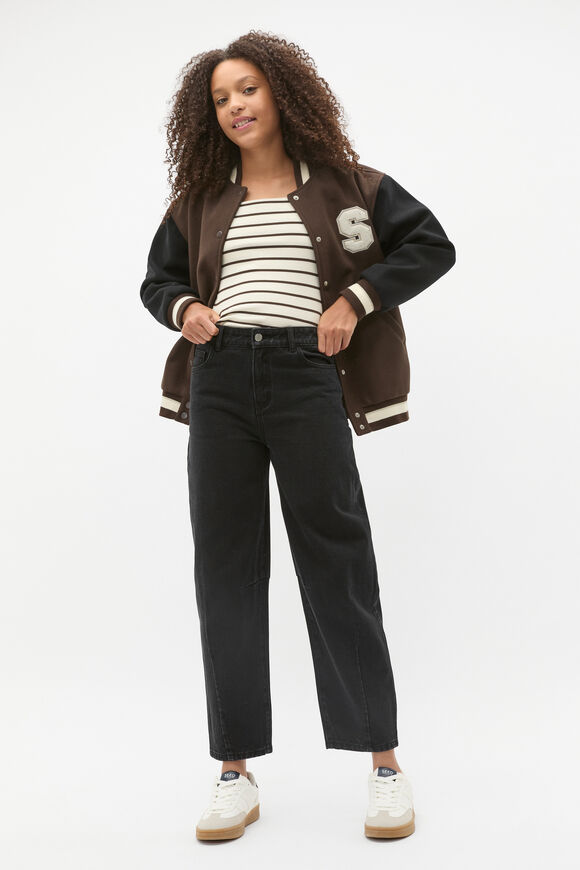 Barrel Jean  Black  hi-res