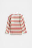 Stripe Rib Tee  Chilli Red  hi-res