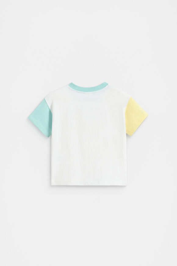 Colourblock Logo Tee  Multi  hi-res