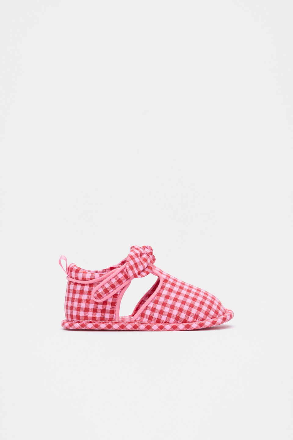 Mini Gingham Pram Shoe  Gingham