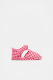 Mini Gingham Pram Shoe  Gingham  hi-res