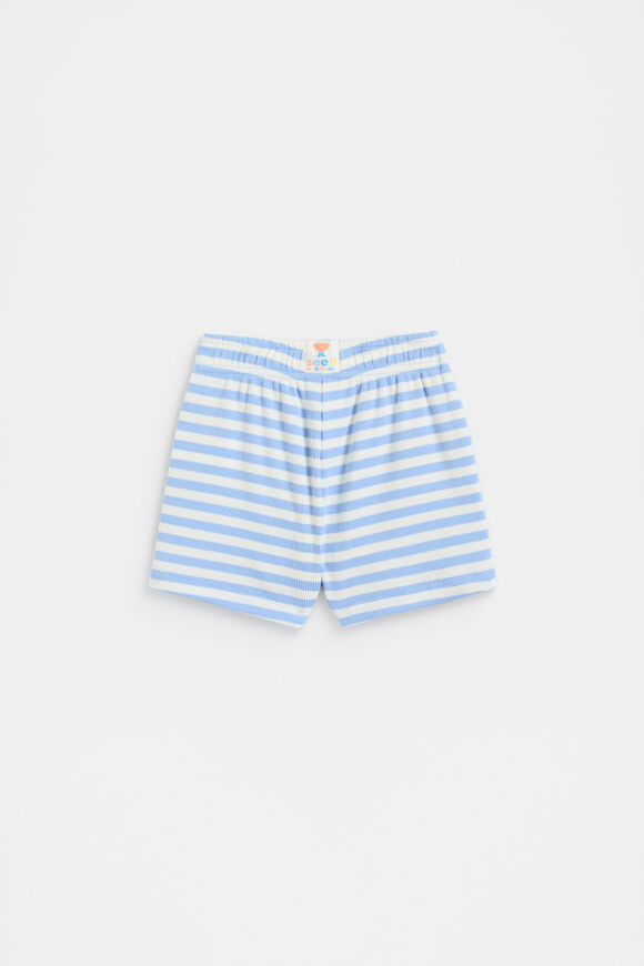 Loose Fit Rib Short  Luna Blue  hi-res