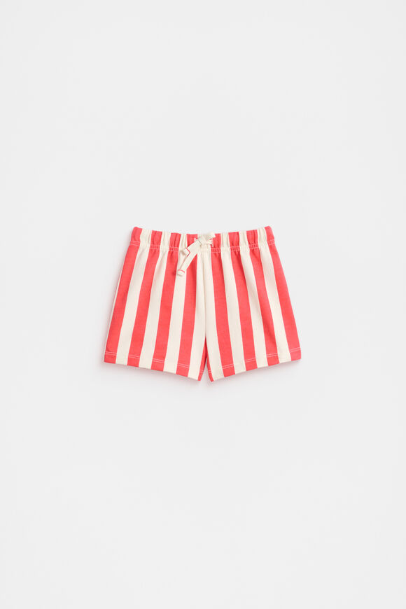 Core Stripe Logo Short  Strawberry Red  hi-res
