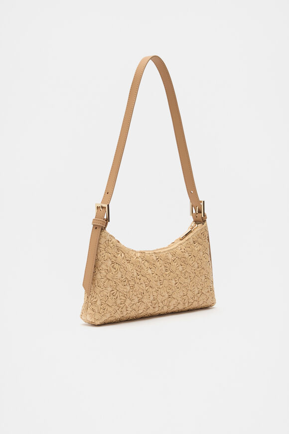 Flower Shoulder Bag  Natural  hi-res
