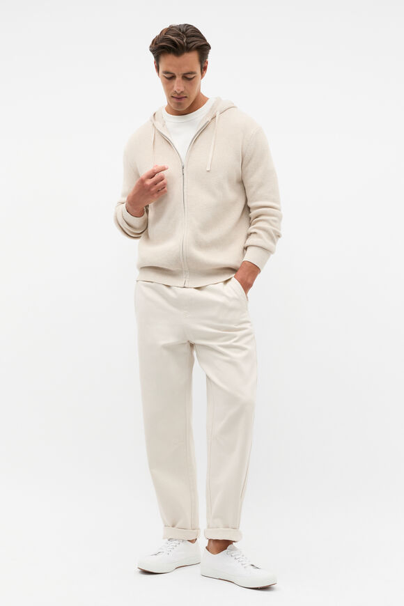 Knit Hoodie  Pebble Marle  hi-res