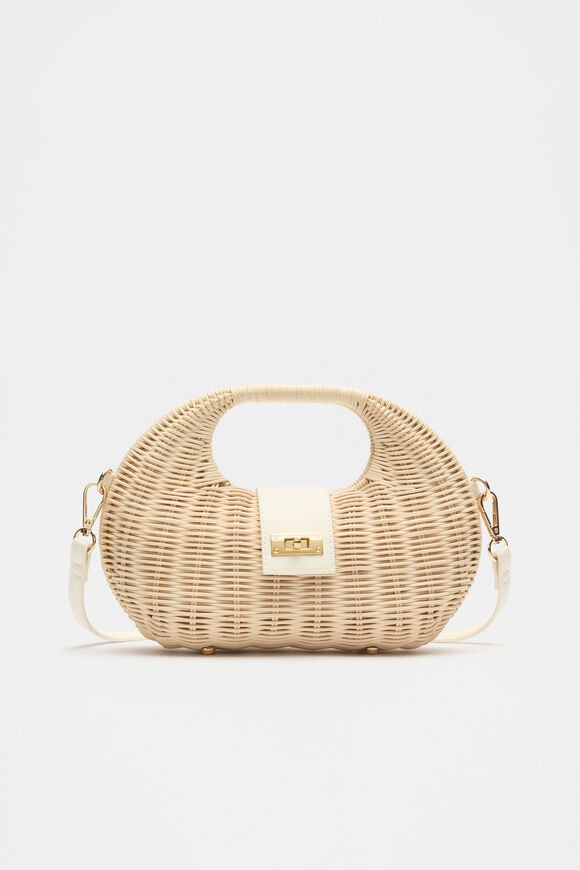 Twist Lock Bag  Cream  hi-res