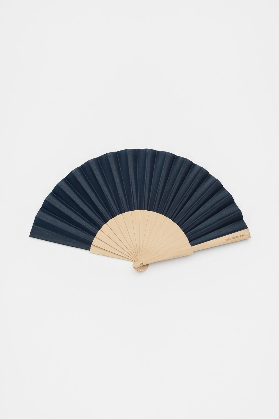 Seed Hand Fan  Twilight Blue