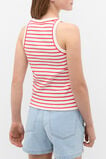 Core Logo Rib Tank  Strawberry Red  hi-res