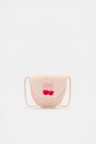Mini Straw Cherry Bag  Cherry Blossom  hi-res