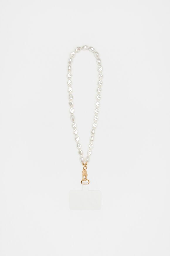 Pearl Wrist Phone Strap  Pearl  hi-res