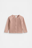 Cable Knit Cardigan  Blush Pink  hi-res