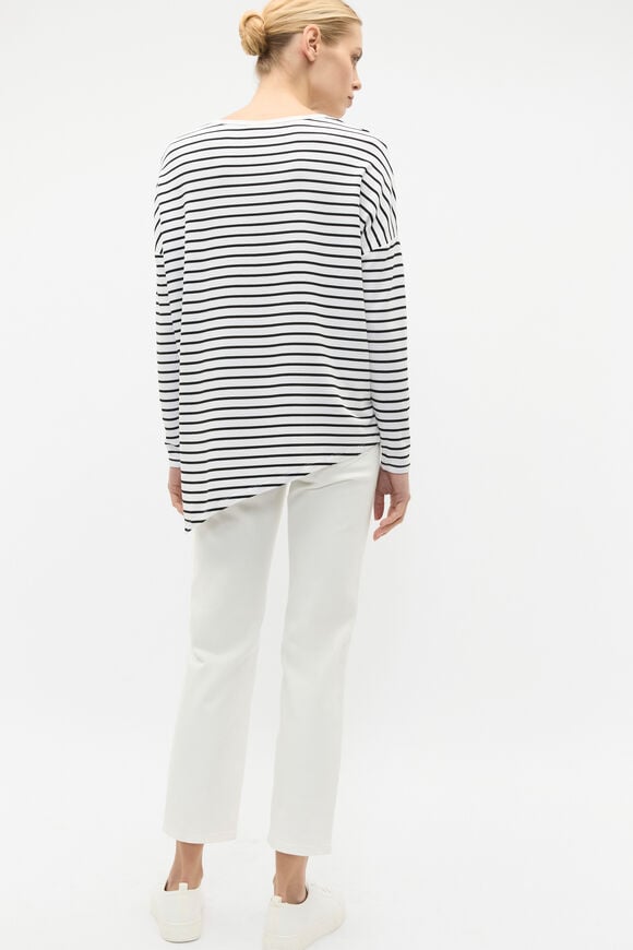 Core Asymmetrical Top  Mono Stripe  hi-res