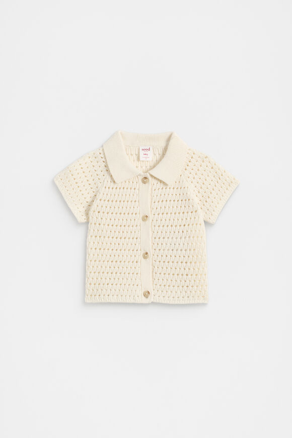 Textured Knit Shirt  Nb Canvas  hi-res