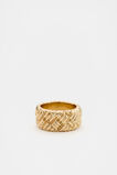 Woven Texture Ring  Gold  hi-res
