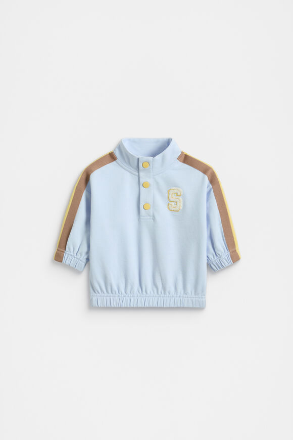 Side Stripe Sweat  Cloud Blue  hi-res