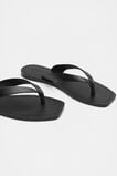 Kenna Leather Flip Flop  Black  hi-res