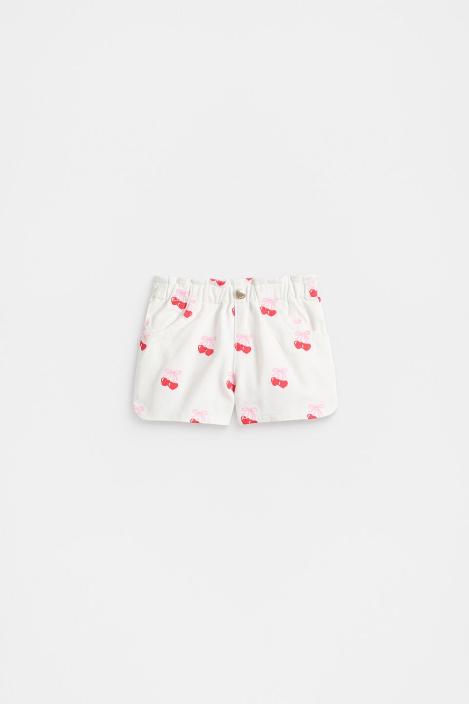 Embroidered Denim Short  Canvas