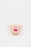 Mini Straw Cherry Bag  Cherry Blossom  hi-res