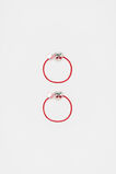 Cherry Bobble Elastics  Strawberry Red  hi-res
