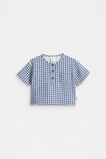 Cheesecloth Pocket Shirt  Navy  hi-res