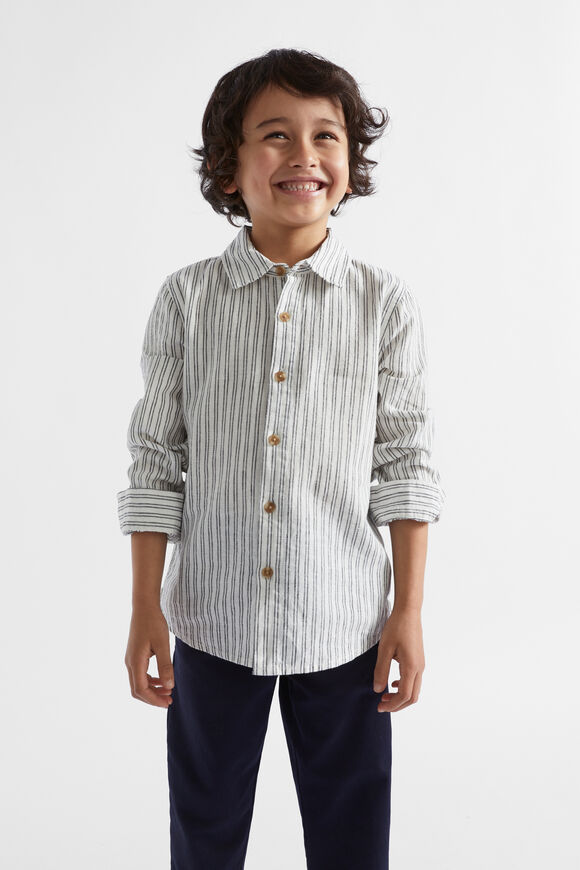 Stripe Linen Shirt  Canvas  hi-res