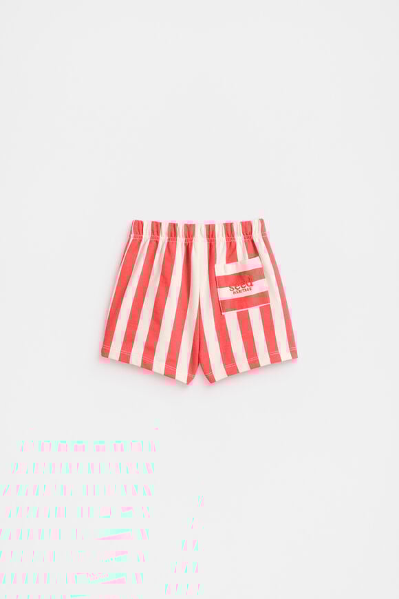 Core Stripe Logo Short  Strawberry Red  hi-res