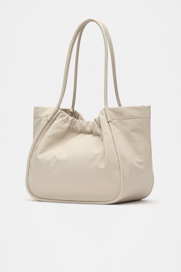 Seed Essential Logo Tote  Cool Sand  hi-res