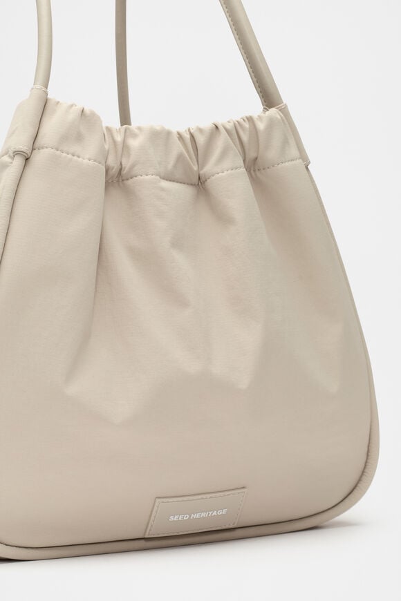 Seed Essential Logo Tote  Cool Sand  hi-res