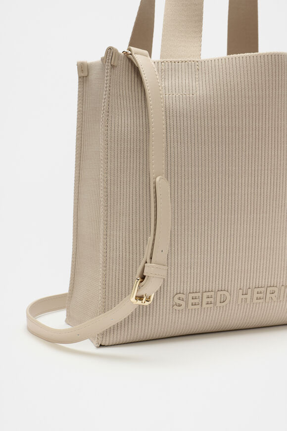 Small Knit Tote  Rye  hi-res