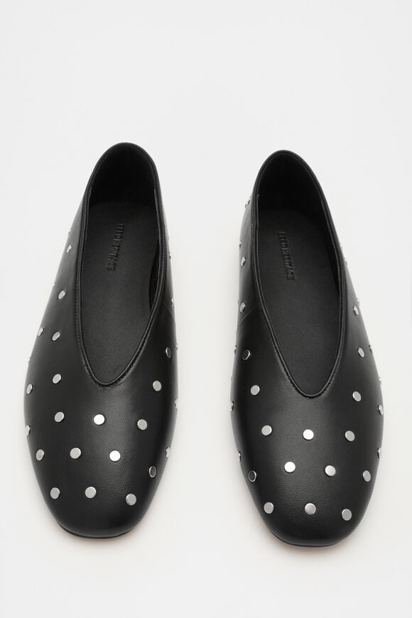 Margot Studded Ballet Flat  Black  hi-res