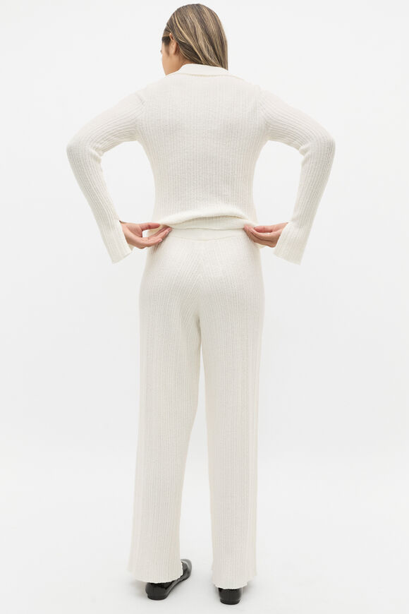 Boucle Knit Pant  Light Cream  hi-res