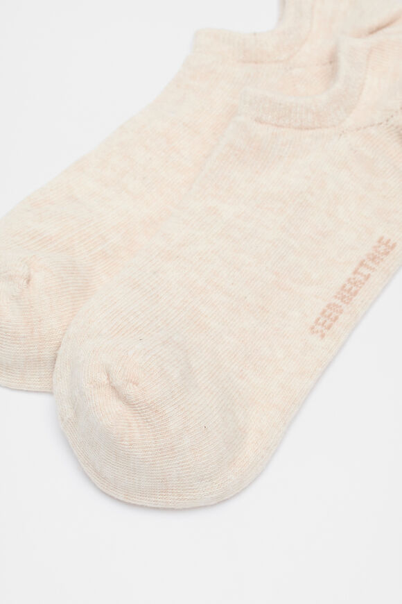Core No Show Sock  Soft Beige Marle  hi-res
