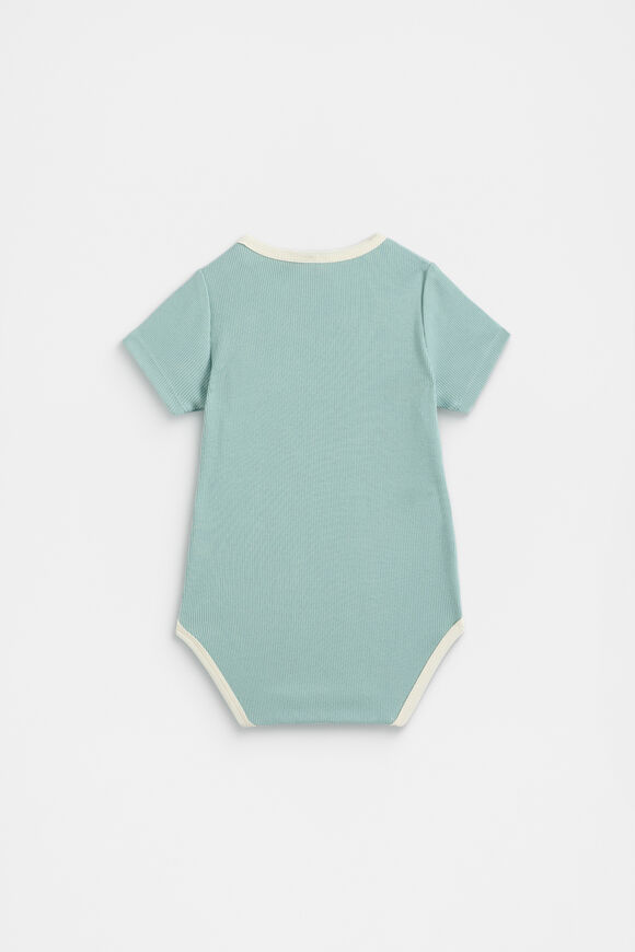 Retro Rib Bodysuit  Seaspray  hi-res