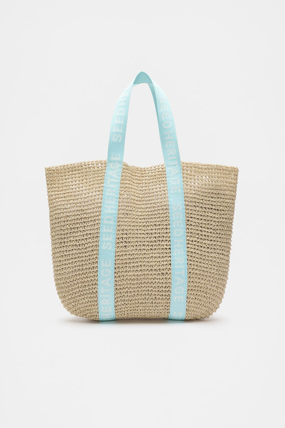 Logo Woven Basket Bag  Skyway  hi-res