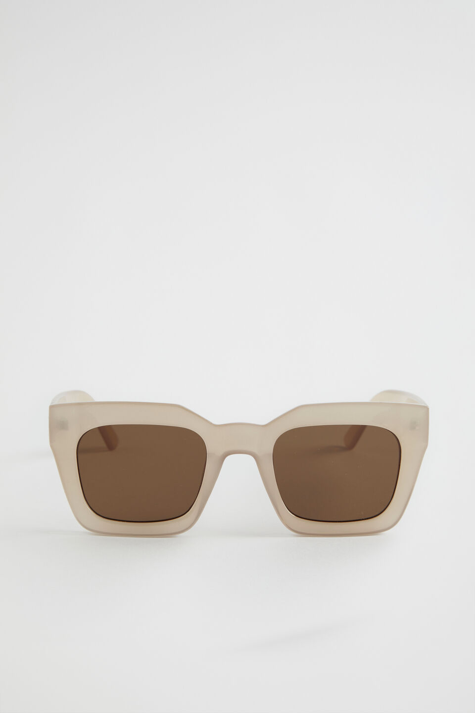Caitlin Rectangle Sunglasses  Cookie