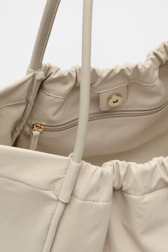 Seed Essential Logo Tote  Cool Sand  hi-res