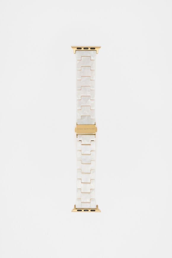 Resin Smart Watch Band  Ivory  hi-res