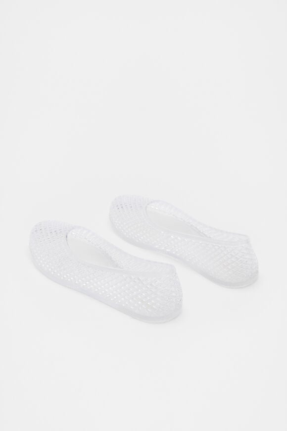 Caged Jelly Ballet Flat  Clear  hi-res