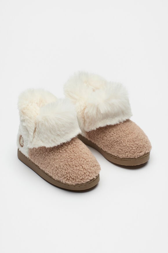 Colourblock House Boot  Chocolate Shake  hi-res